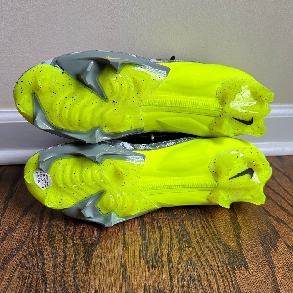 Nike Men's Vapor Edge Elite 360 2 Football Cleats FB3347-703 Green/Gray - Picture 2 of 7